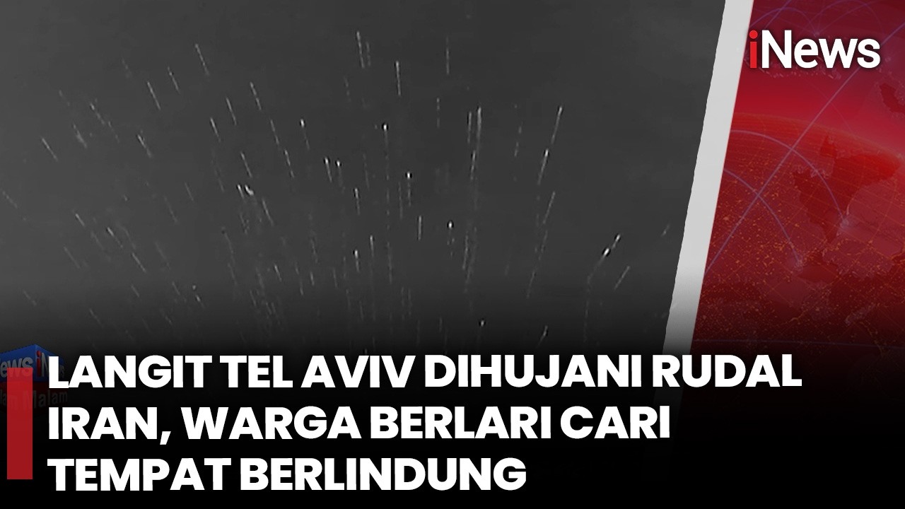 [FULL] Langit Tel Aviv Dihujani Rudal Iran, Warga Berlari Cari Tempat Berlindung | iNews Malam 11/3