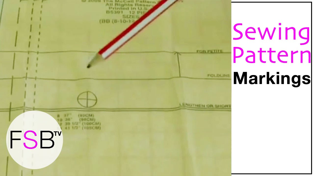 Sewing Pattern Markings