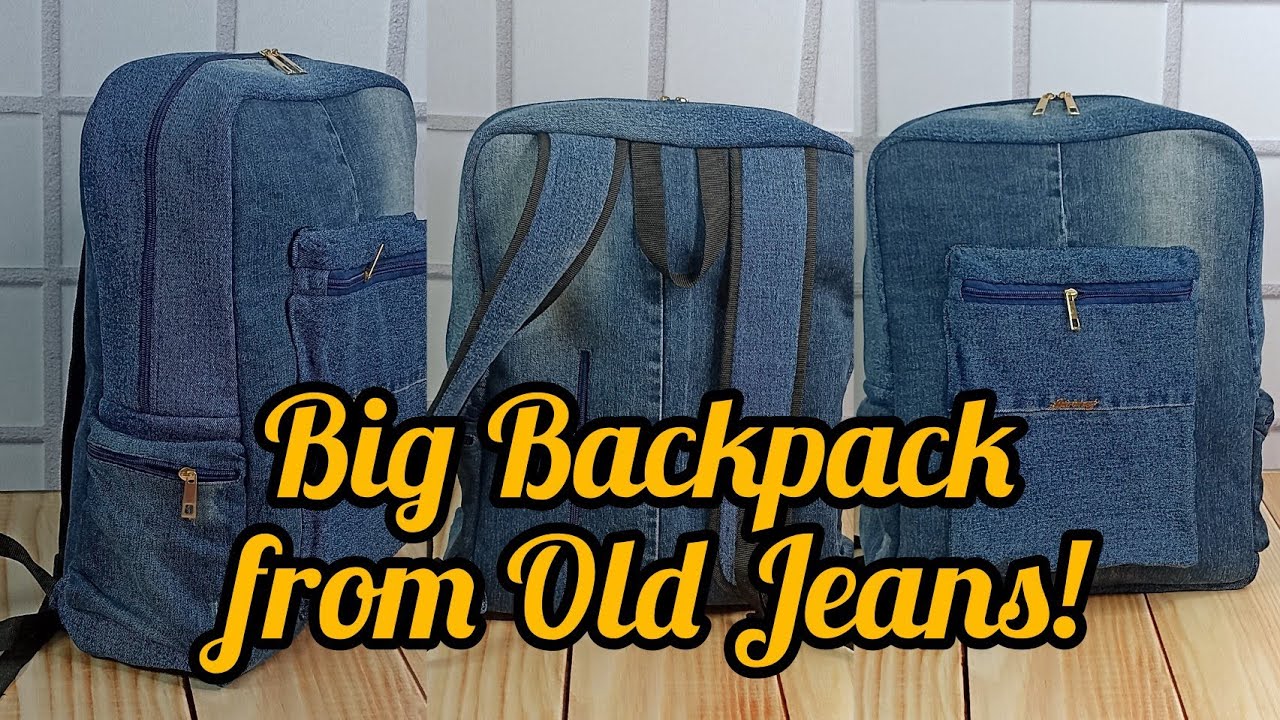 DIY Large Denim Backpack | Part 4: Sewing the Front Pocket