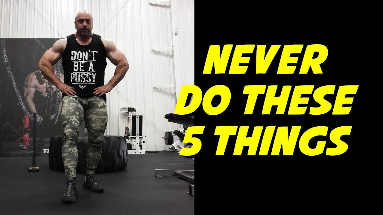 MUSCLE BUILDING - NEVER Do These 5 Things