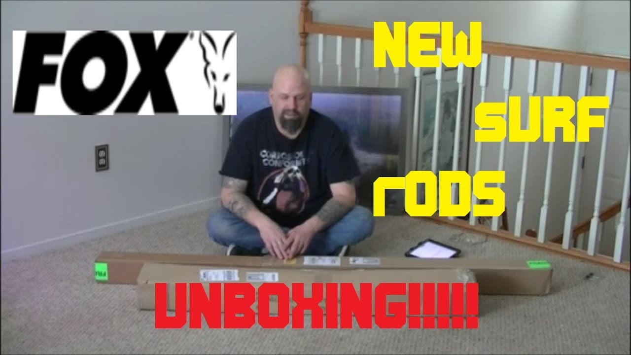 Unboxing My New Fox Warrior 12' Surf Rods!!!!