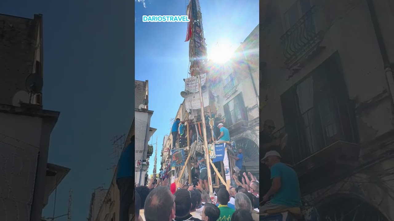 Festa dei Gigli Barra 2024 La Mondiale affronta L’insuperabile