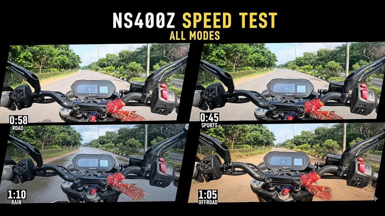 NS400Z UNLEASHED! | 0-100 km/h In Just 6.66 Seconds? Pulsar NS 400Z 2025 Acceleration Test