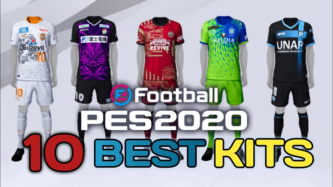 10 BEST KITS ON PES 2020 MOBILE  🔥