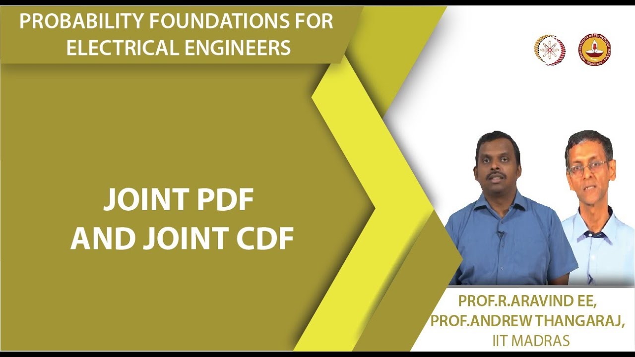Joint pdf and joint CDF