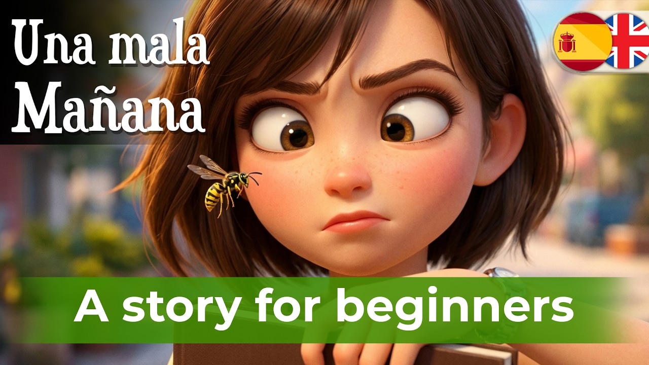 LEARN SPANISH with Simple Story for beginners &ndash; Una mala ma&ntilde;ana (A1-A2)