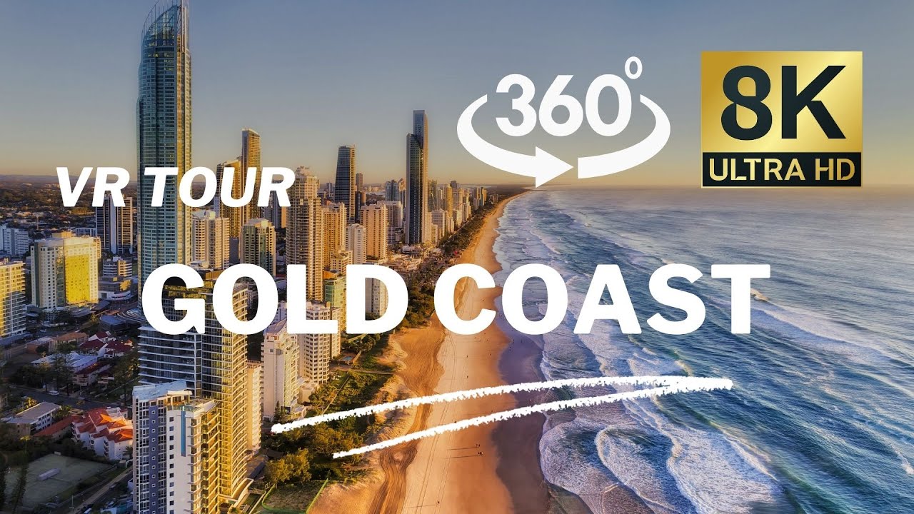 【360°VR】Gold Coast Australia - Virtual Nature Relaxation 8K Video