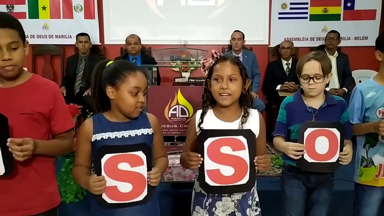 1º Congresso Missões - Apresentação das Crianças