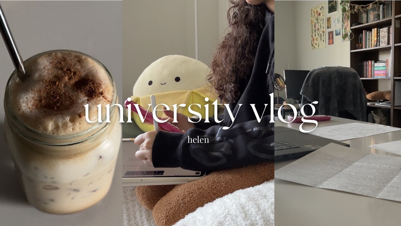 finals week vlog | lots of studying, what i eat, more studying, and lots of coffee