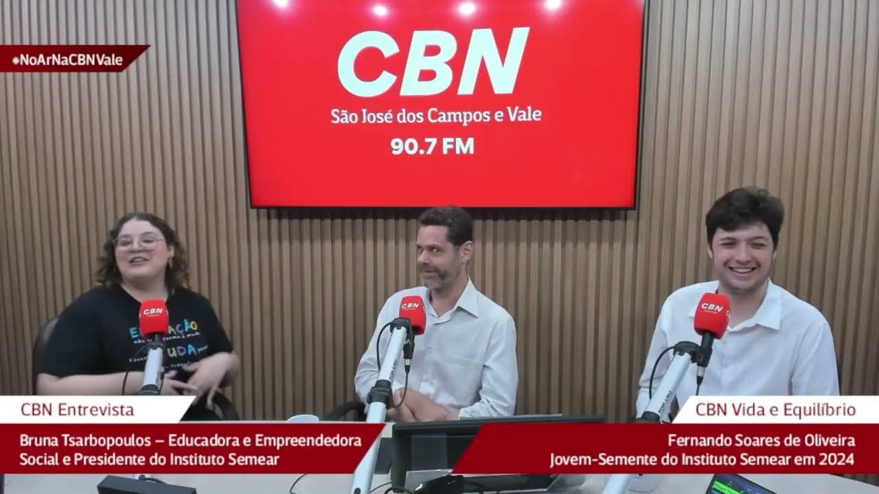 CBN Vida e Equilíbrio: Bruna Tsarbopoulos e Fernando Soares de Oliveira (REPRISE) #NoArNaCBN