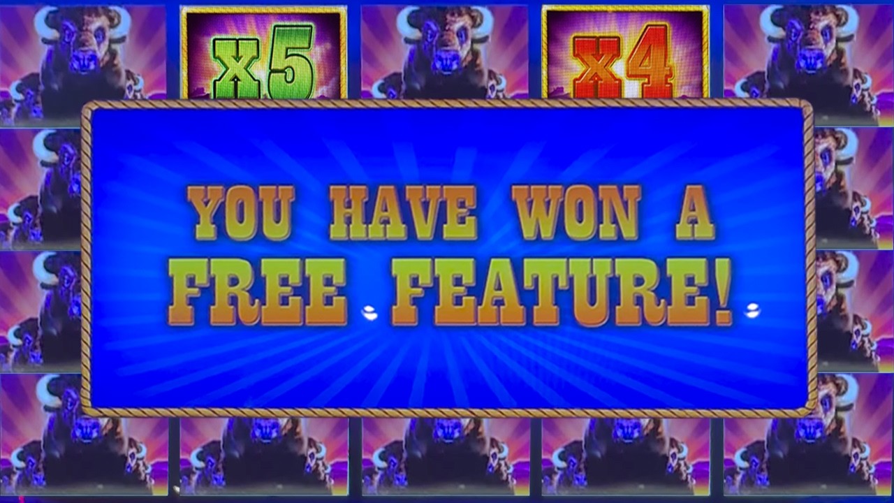 RARE FREE FEATURE ➤ MAX BET PROFIT ➤ BUFFALO DELUXE