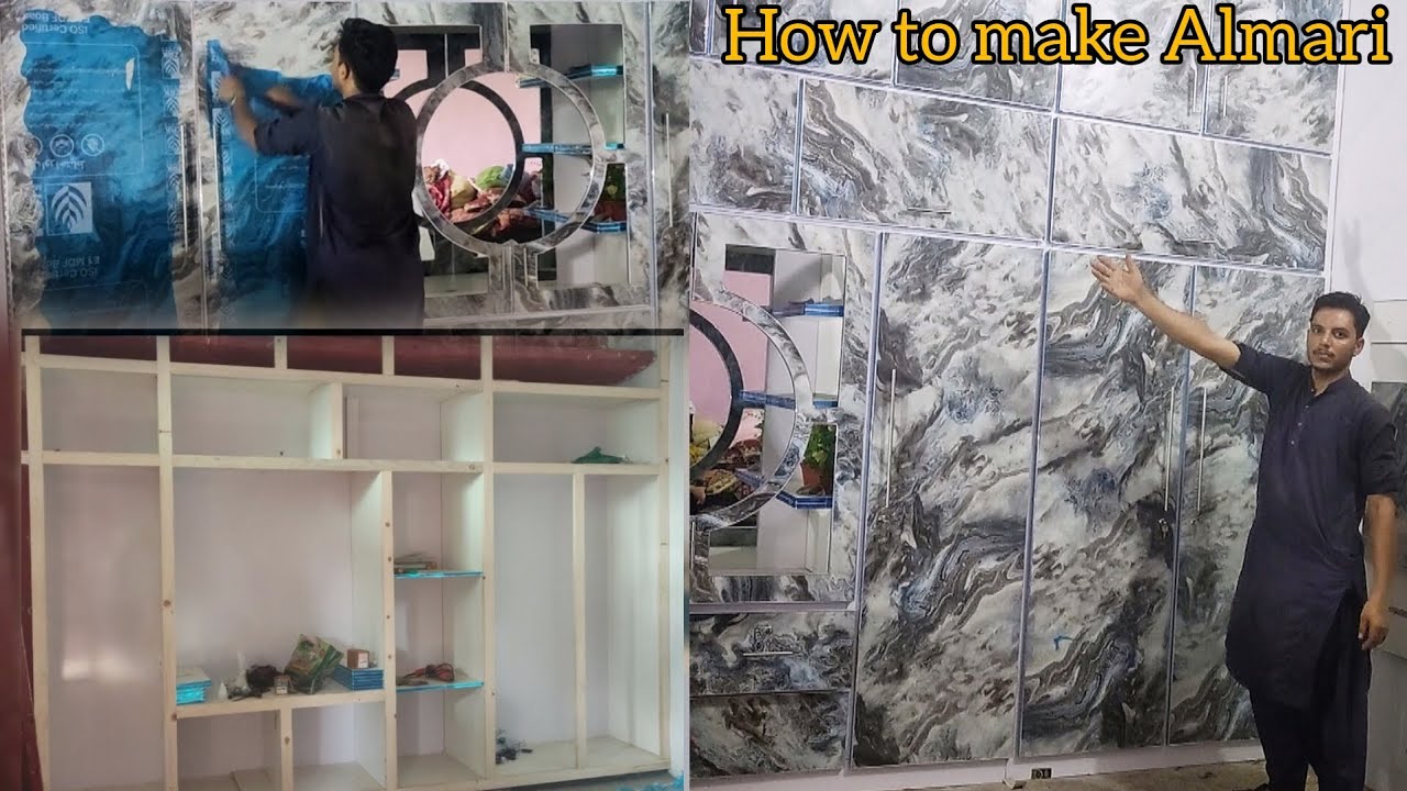 Kamre mein Almari bnane ka tareka kamre mein Dewar Almari bedroom closet Almari How to make Almari