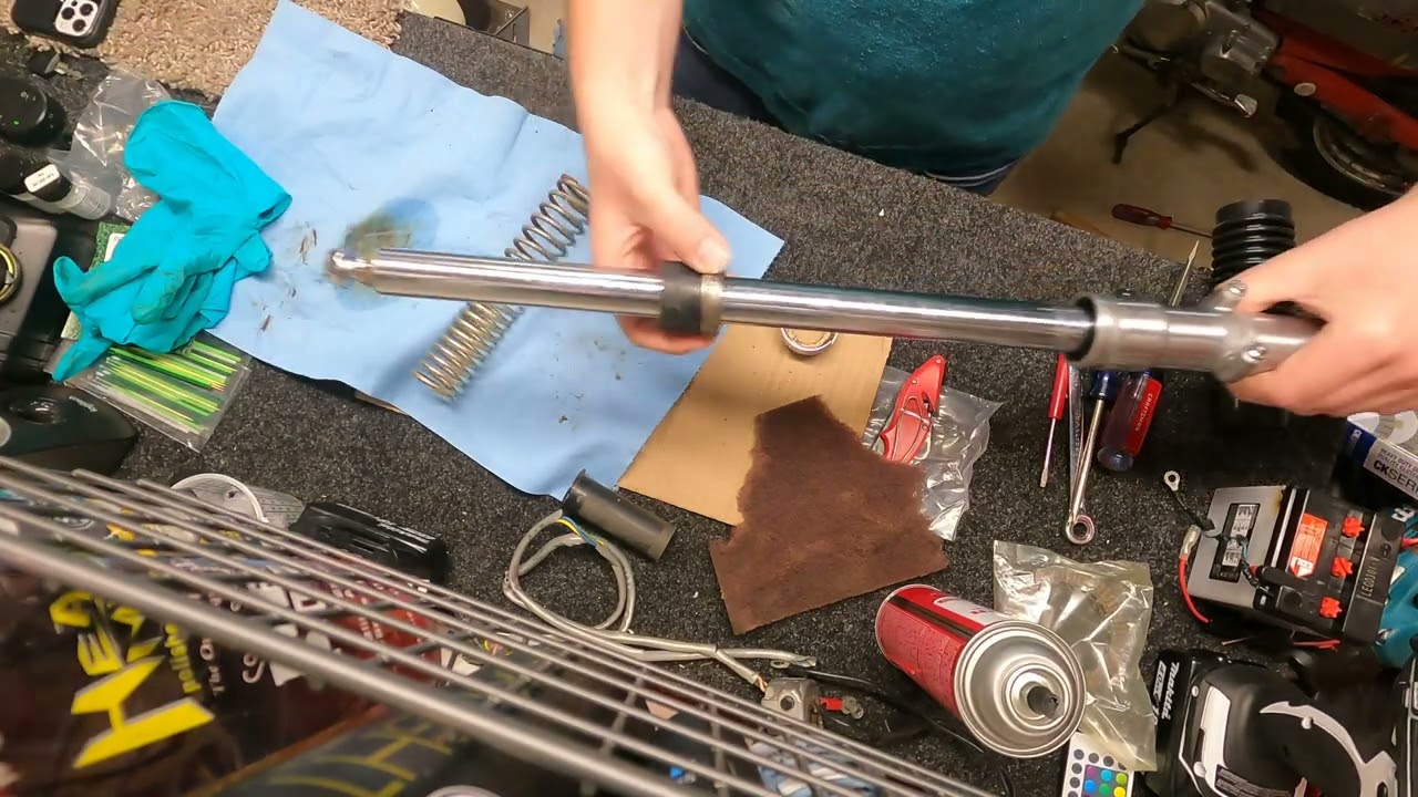 How to Replace Forks and Rear Suspension on a Honda CT90