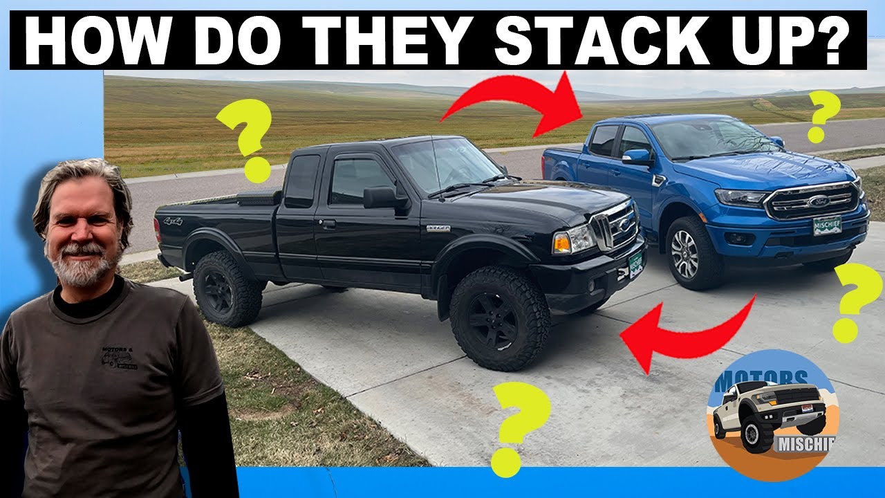 Ford Ranger Comparison 2006 vs 2021
