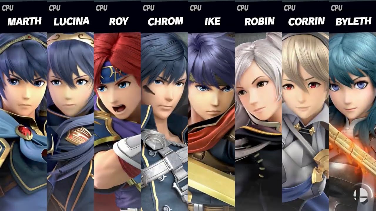 Super Smash Bros. Ultimate - Fire Emblem battle