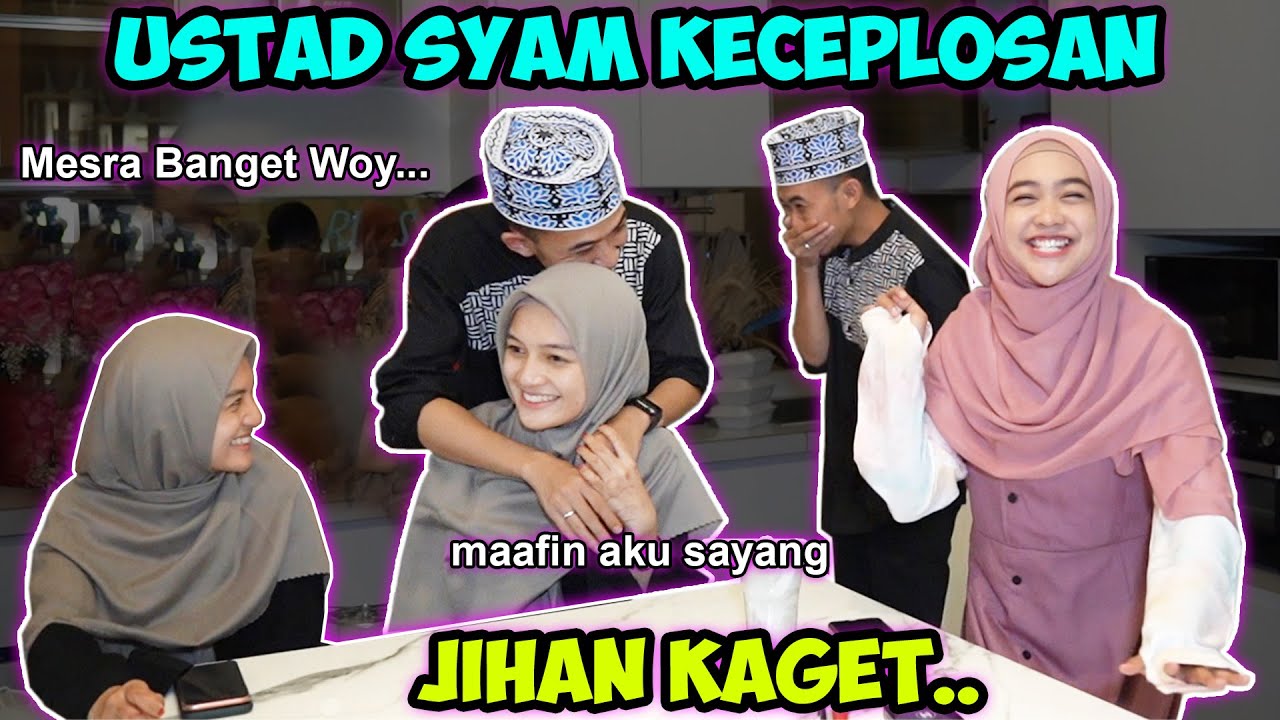 USTADZ SYAM KECEPLOSAN SOAL MASA LALU DEPAN JIHAN.. Mesra Banget Manten Baru..