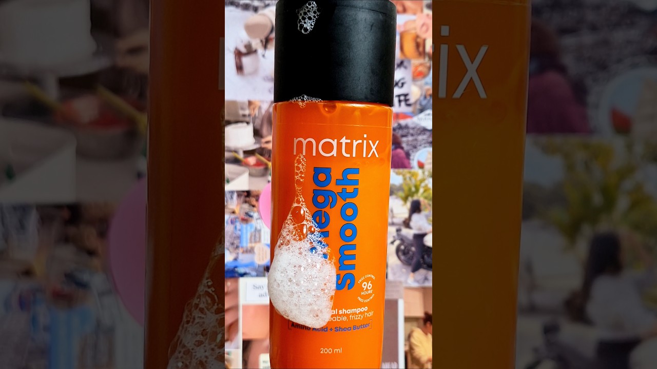 Introducing the matrix mega smooth shampoo🎀 used by many professionals #shampoo #shinyhair #haircare
