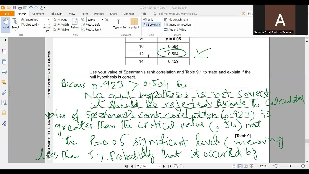 A Level Biology 9700 Paper 42 May June 2025 Q. 9 (Part 8)