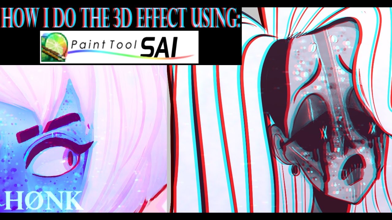 3D Effect On Paint Tool Sai [Tutorial]