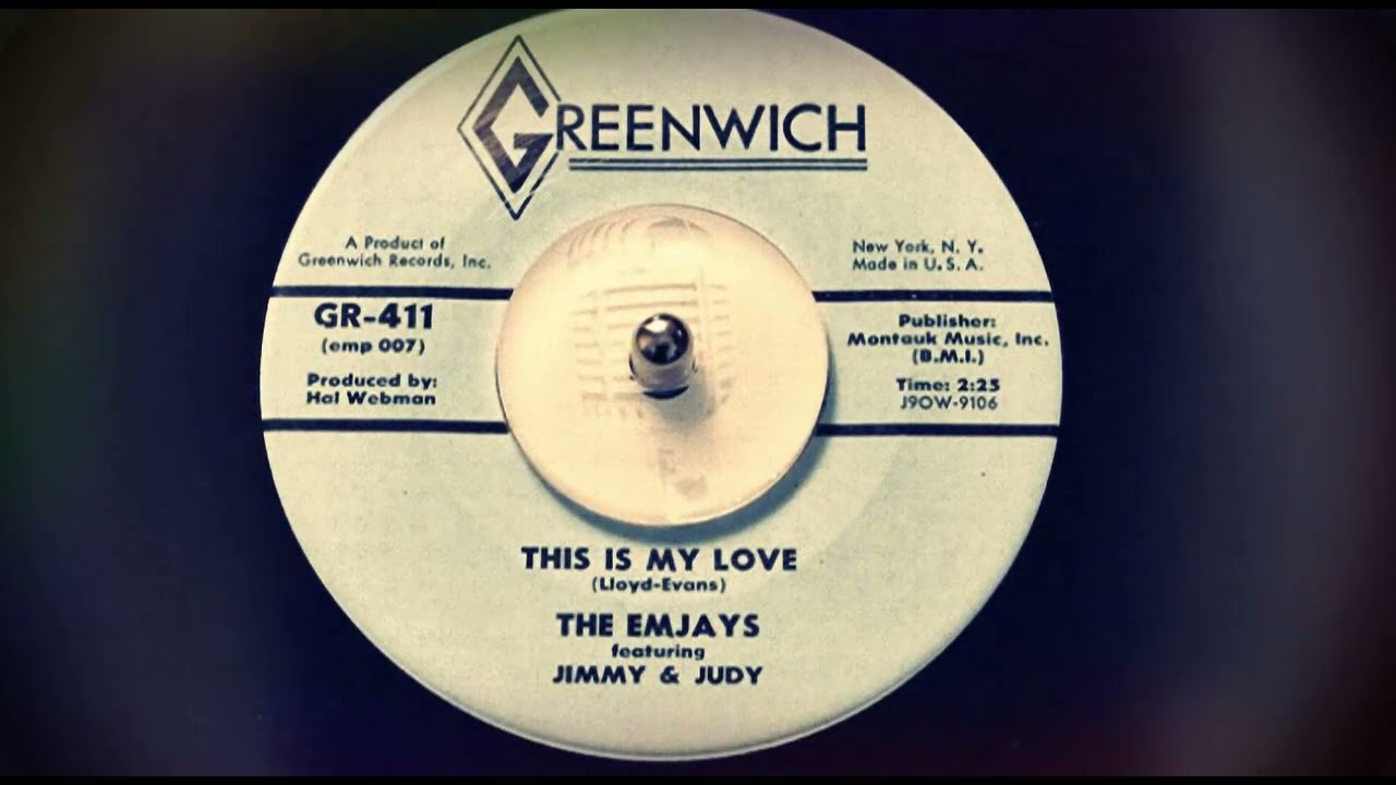 TEEN The Emjays feat Jimmy and Judy - This Is My Love (1958)