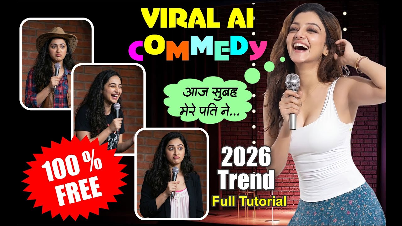 Trending Stand up Comedy Videos Kaise Banaye | How To Create Ai Stand Up Comedy Videos