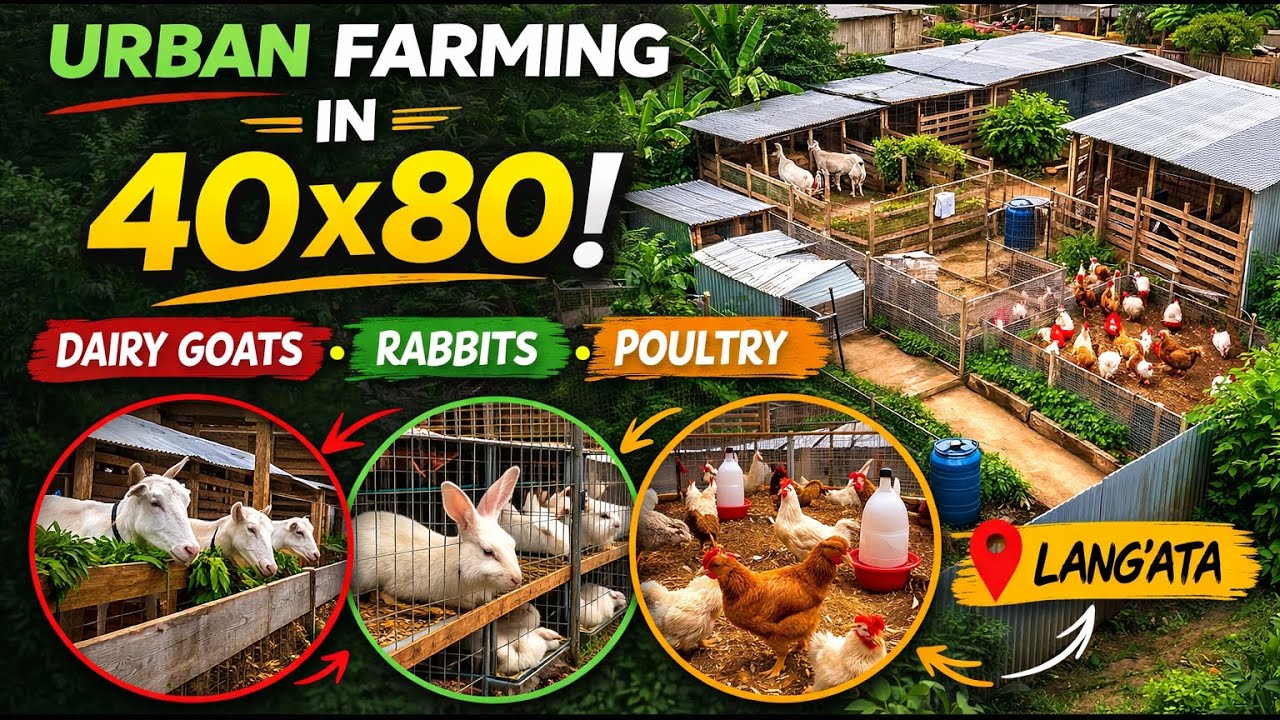 Shamba Tours: Inside a 40*80 urban farm in Lang’ata doing mixed farming 