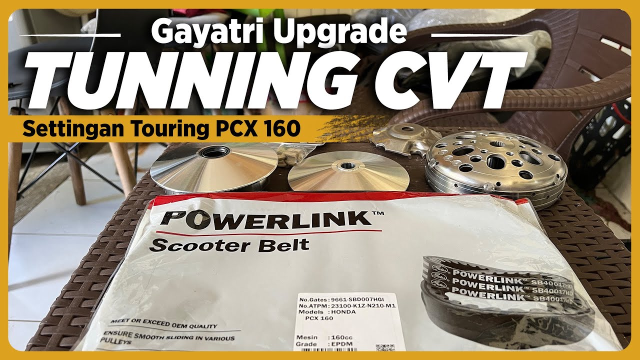 SETTING CVT PCX 160 | Buat Touring | MSRG