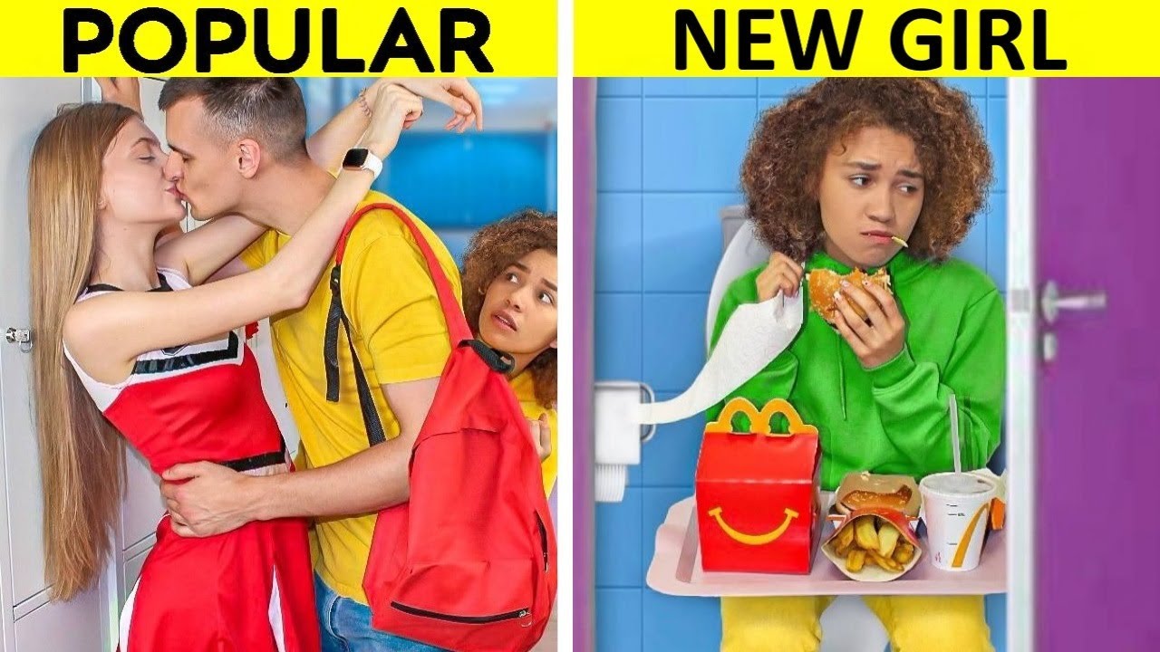 New Student vs Popular Student at College! Funny College Situations & DIY Ideas by Mr Degree