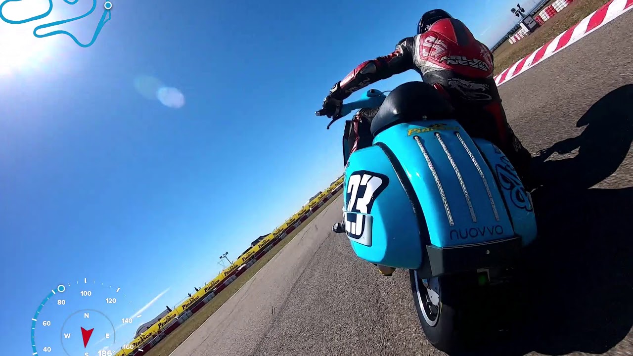 Zuera Spain - 24hours - Vespa - Crash