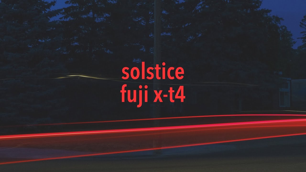 Summer solstice | Night photography with Fuji X-T4