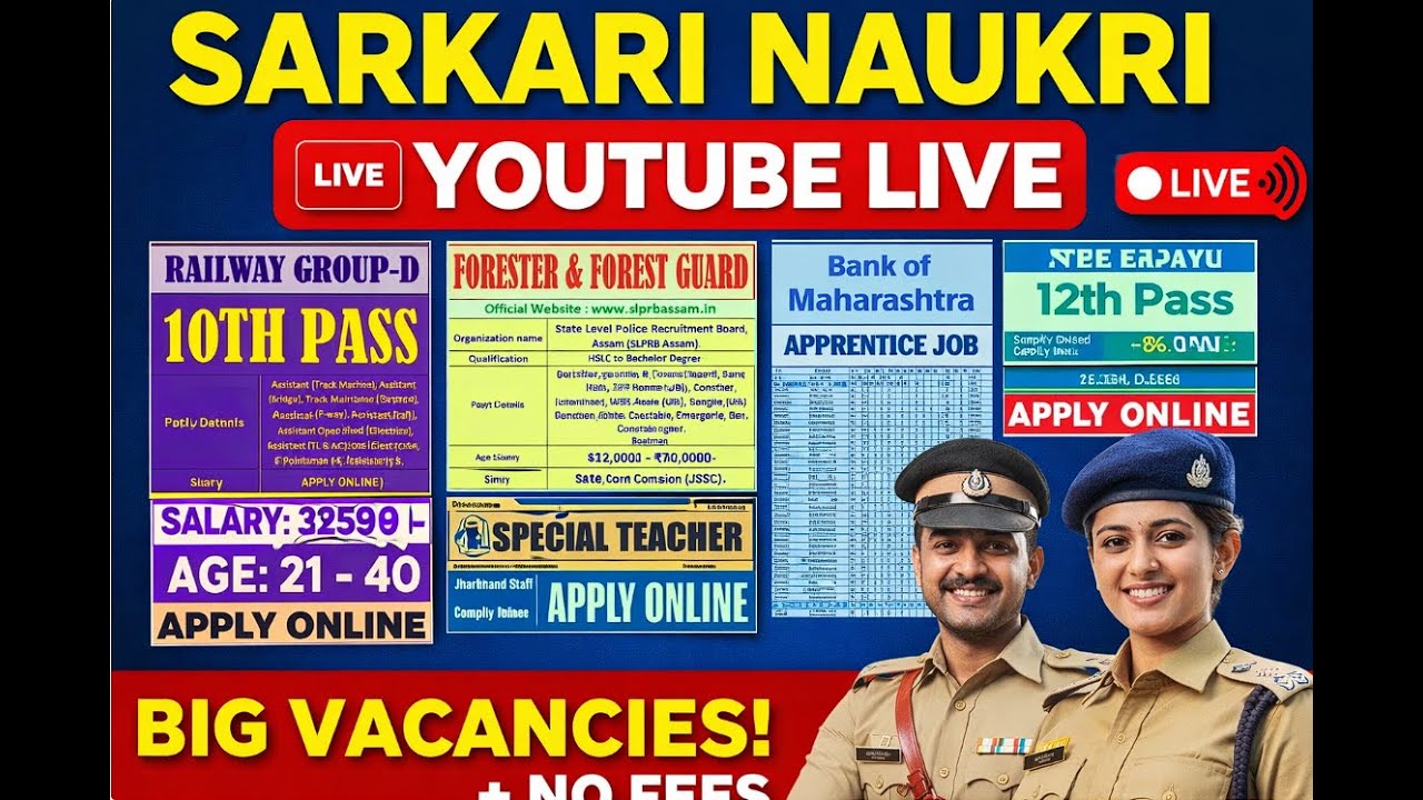 Today Latest 7 Jobs in 2026 | Salary ₹1.5L+ 