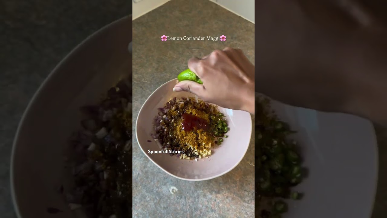Lemon Coriander Maggi 🌿🍋 | 2-Minute Street-Style Twist 😍🔥 