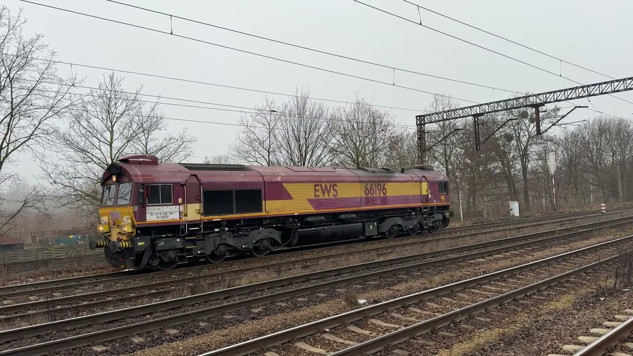 CLASS 66196 w kierunku Bierawy 01.2026 Kędzierzyn-Koźle