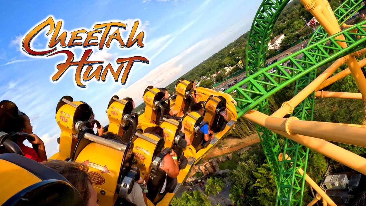Cheetah Hunt 4K Back Seat POV - Busch Gardens Tampa