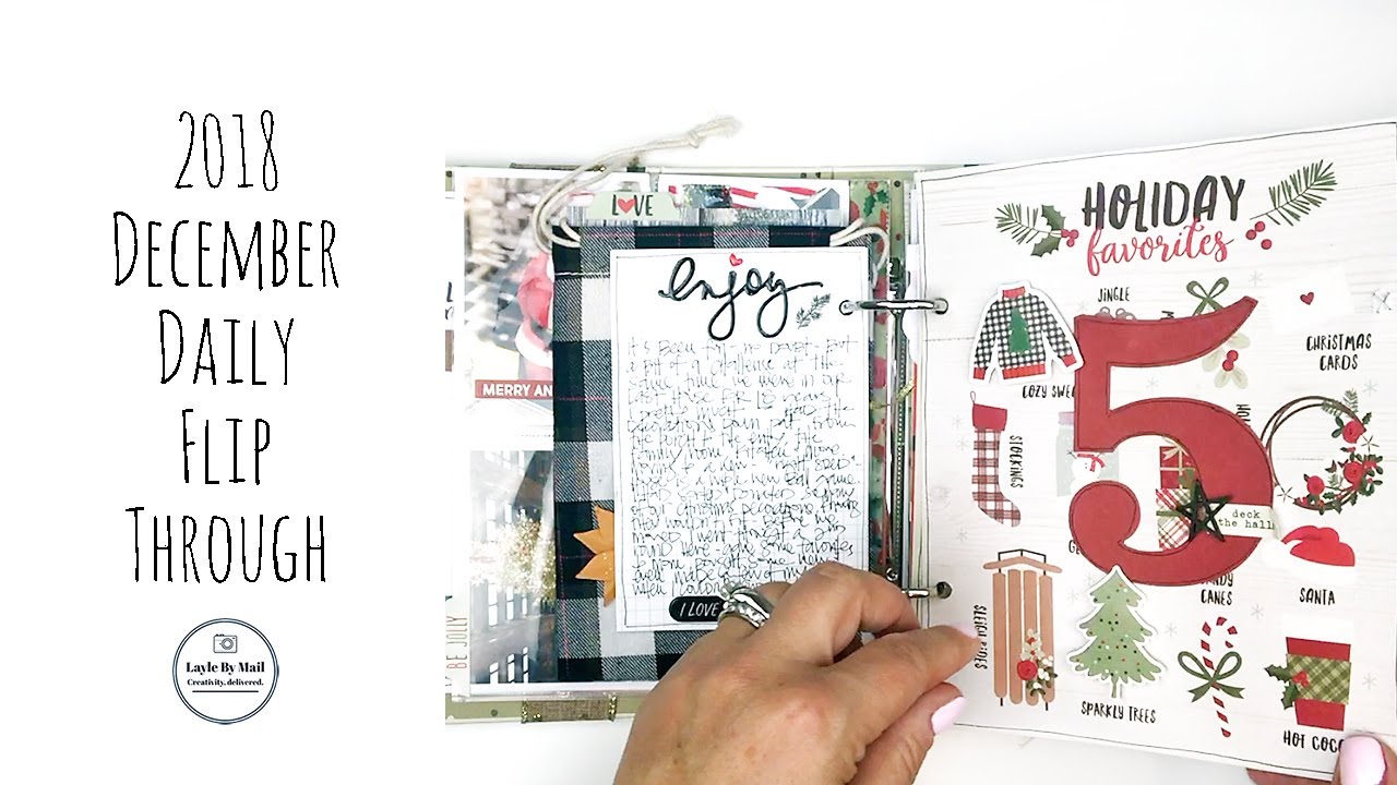 December Daily 2018 Flip Through