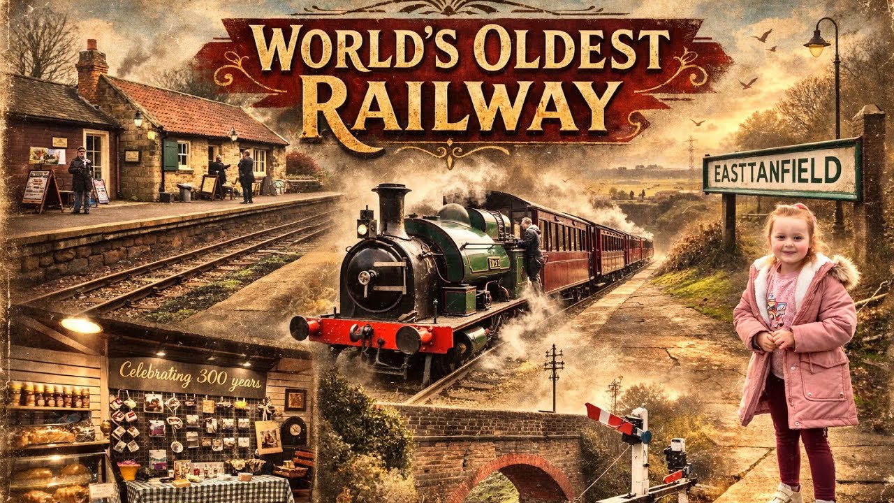 Riding The Oldest Railway IN THE WORLD!!!!! Tanfield Railway Daddy Daughter Day 