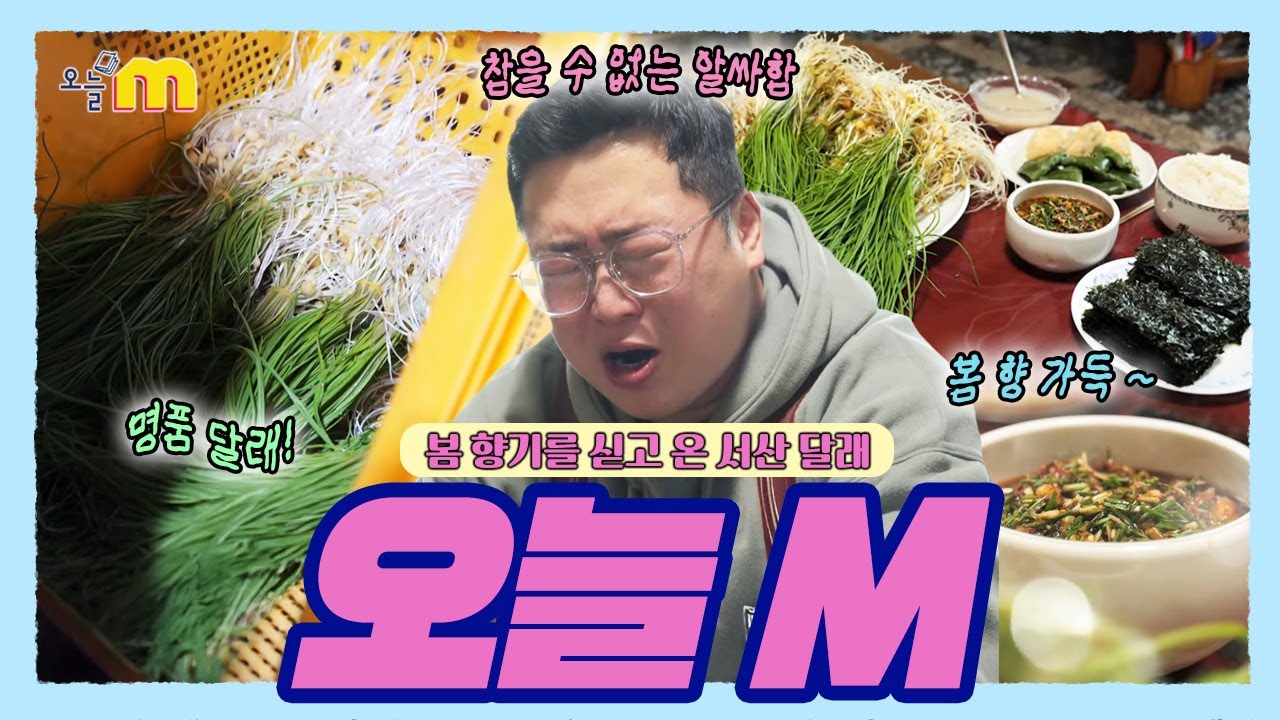 봄 향기를 싣고 온 서산 달래 / 오늘M / 2026년 02월 04일