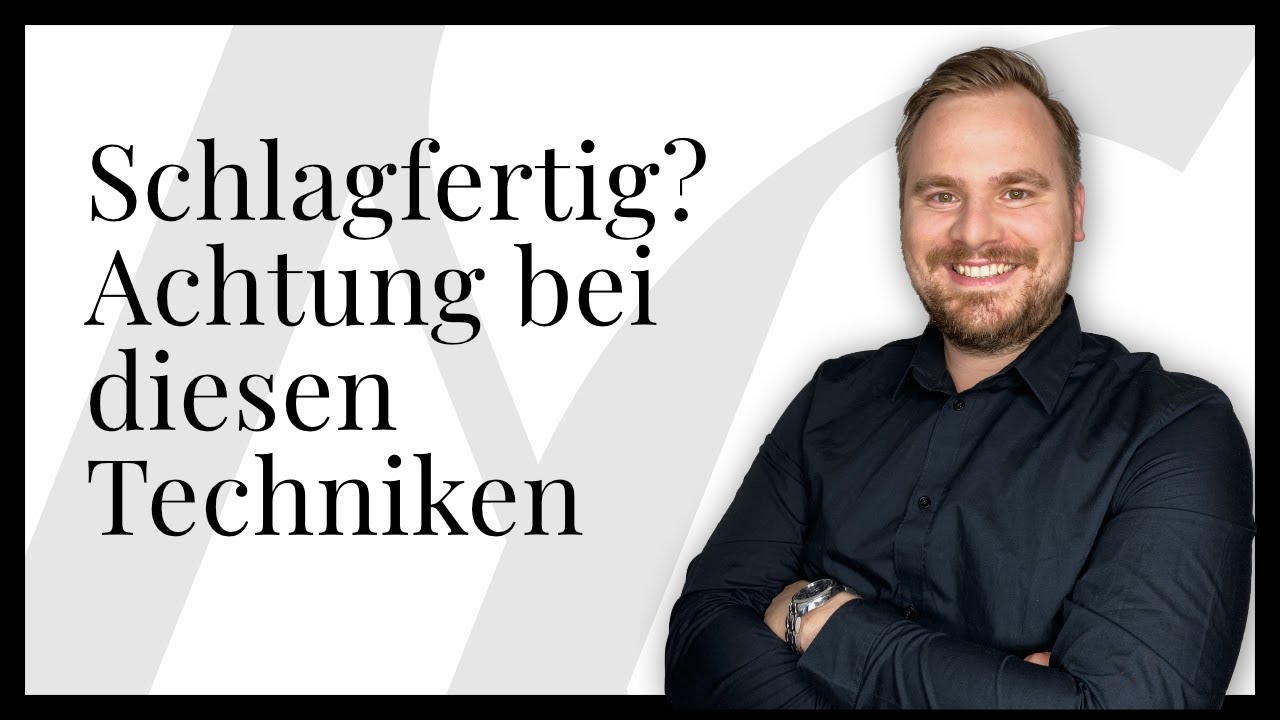 Achtung bei diesen Schlagfertigkeitstechniken: Sie k&ouml;nnen zur&uuml;ckschlagen