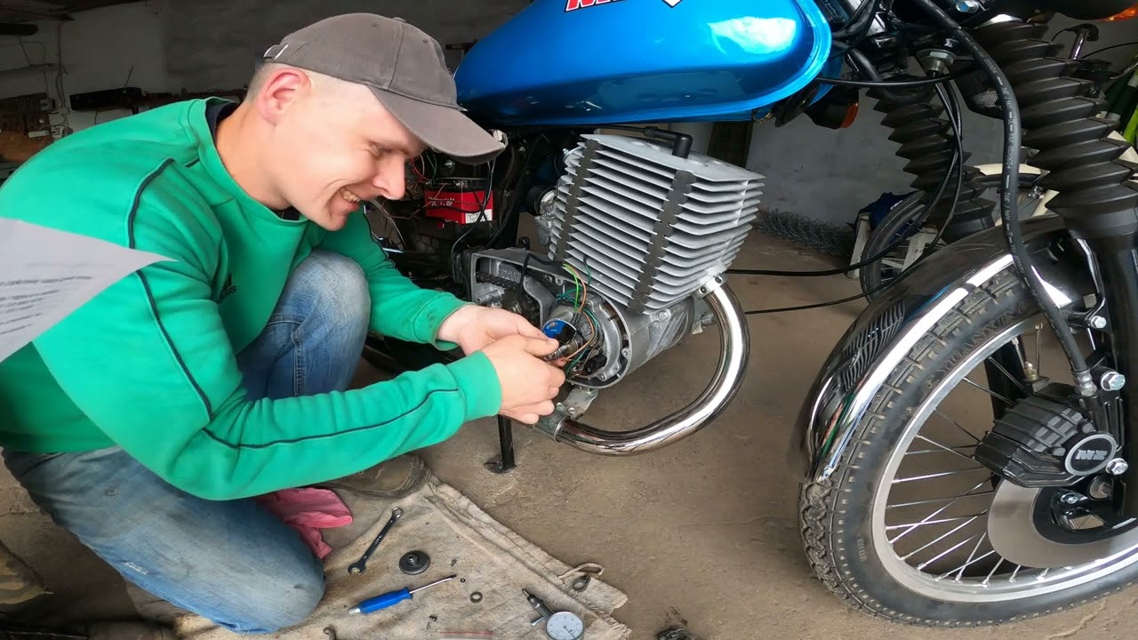 MZ ETZ 250  Montaż zapłonu elektronicznego ! Bałem się go zakładać z niewiedzy ! Bezcenna pomoc !