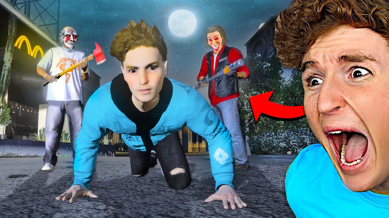 Выживите в испытании «Судная ночь» в GTA 5.. (УЖАСАЮЩЕ)