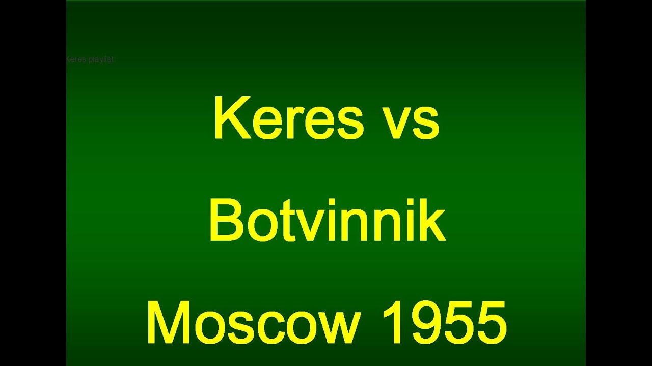 Paul Keres vs the Founder of the Russian School of Chess