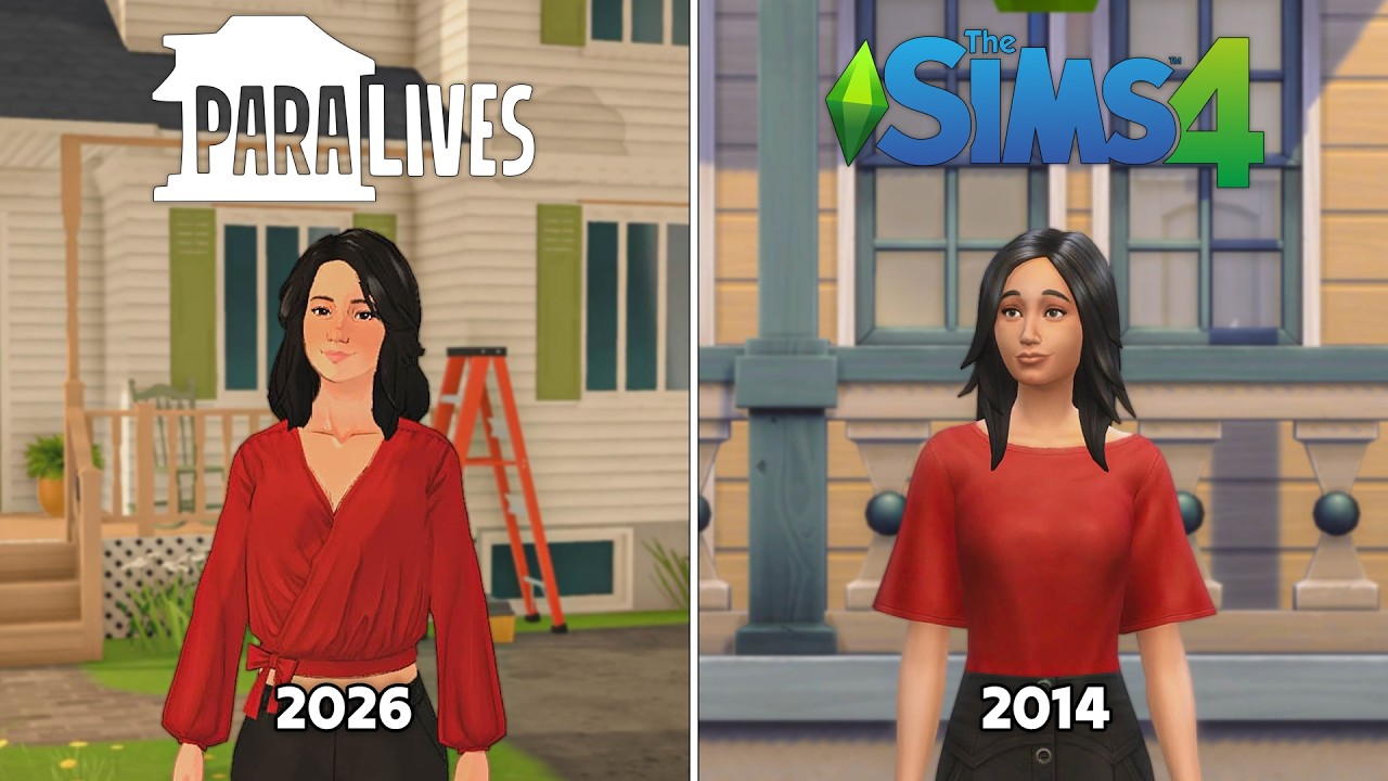 Paralives vs The Sims 4 - Details Comparison