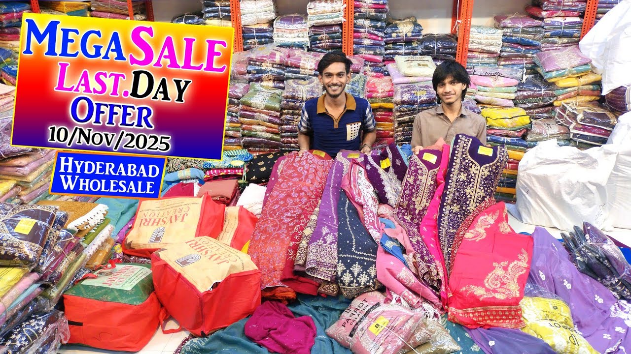 Last.Days Mega Sale 10/Nov/2025 Hyderabad Wholesale Fancy All Variety Dhamaka || Noor Collection ||