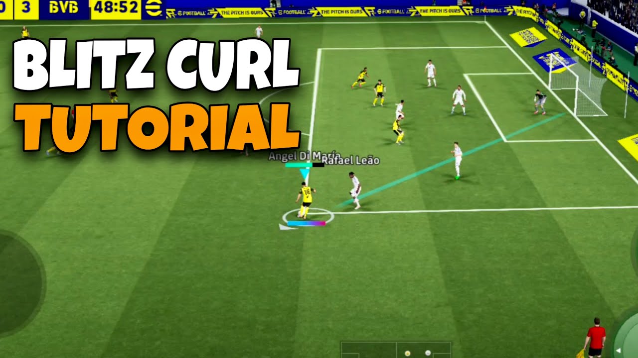 Blitz Curl Tutorial 🥶🤯 | eFootball Sensei
