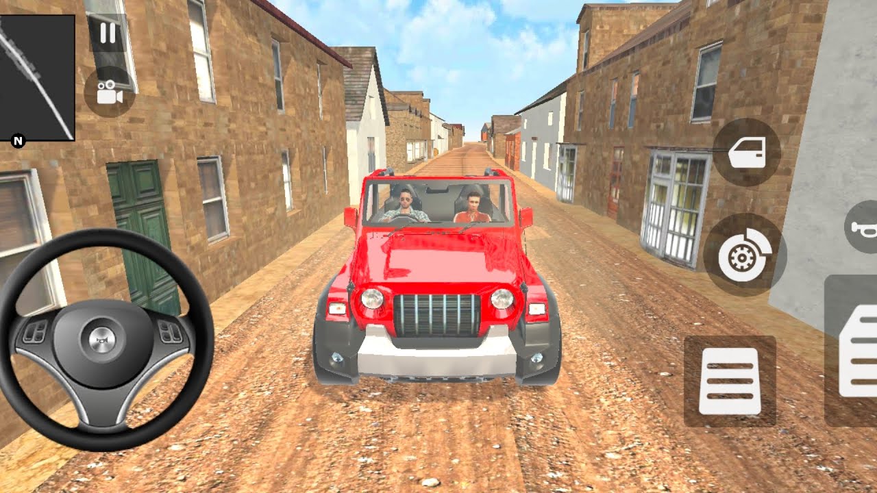 Franklin Gya Apna Uncle Ka Sath Gaon Ghoomne😍 In Indian Theft Auto Simulator