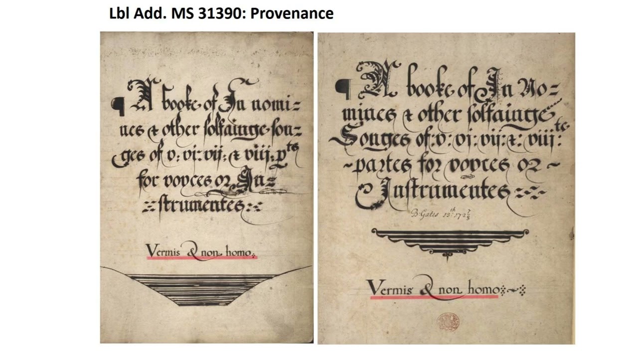 John Bryan - Collections of Note: Two Elizabethan Music Anthologies