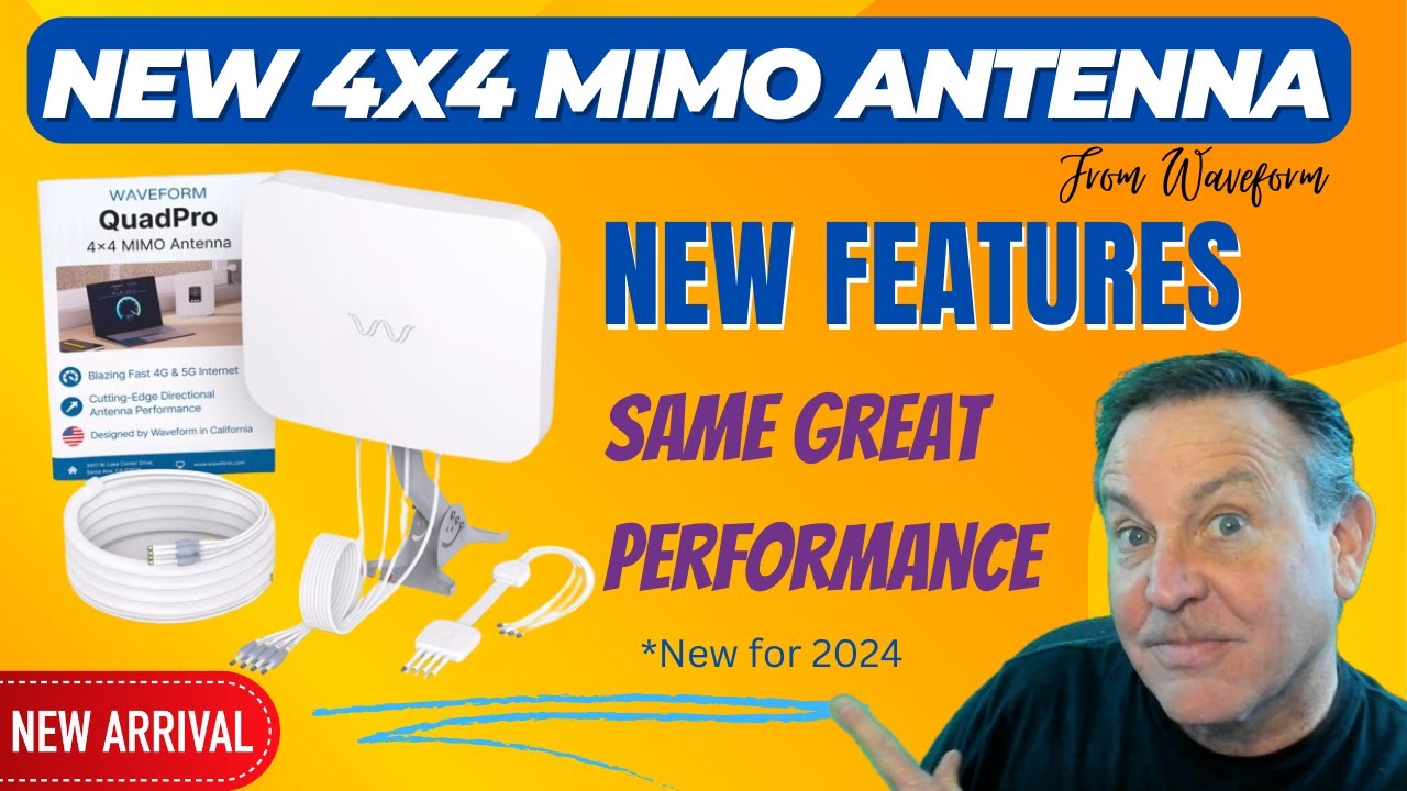 🔴 New 4x4 MIMO Antenna by WaveForm for 2024