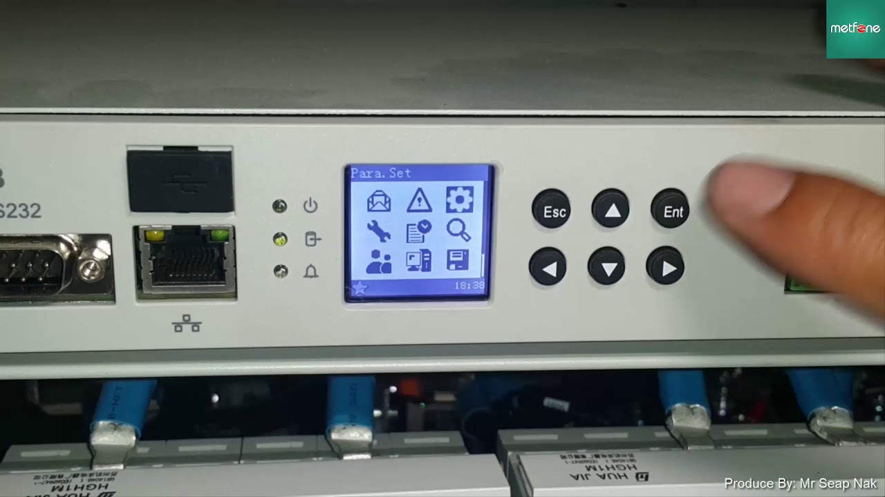 ការណែនាំការកំណត់ប៉ារ៉ាម៉ែត្រទៅលើទូ ZTE (ZXDU68 W301) នឹងការតរភ្ជាប់ប្រើប្រាស់