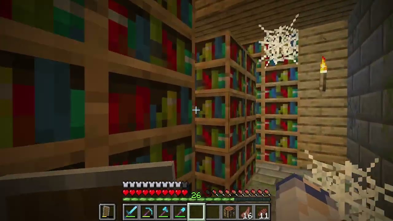 Minecraft Survival Series. Beating the final boss :EP: 8