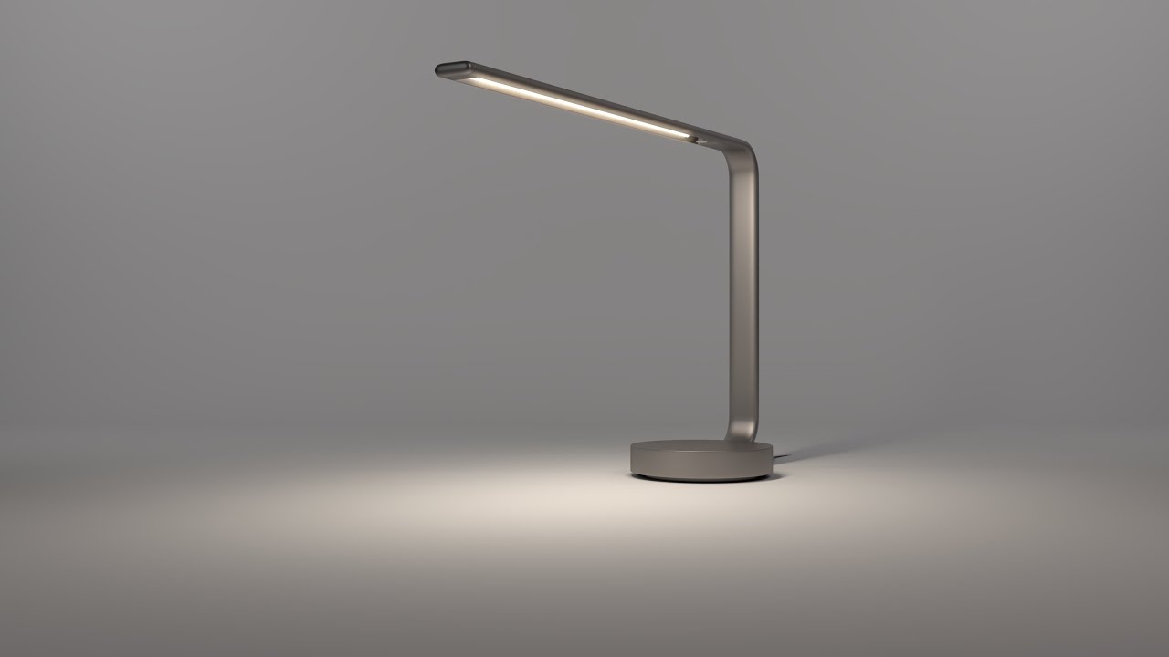 Table Lamp lighting using Mesh Light and Rectangle Light in V Ray Next for SketchUp